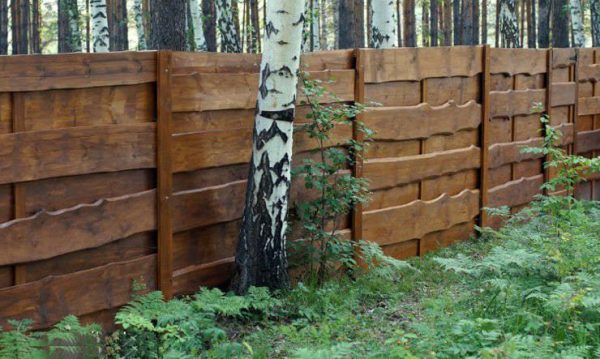 Деревянный забор “Щит-2” – 1.7х2.0