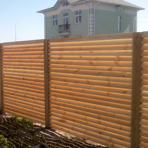 Деревянный забор “Жалюзи-1”  1.7х2.0